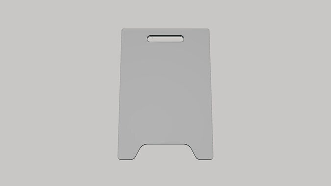 Board Stand Geometry Only No Textures No Materials 3D model