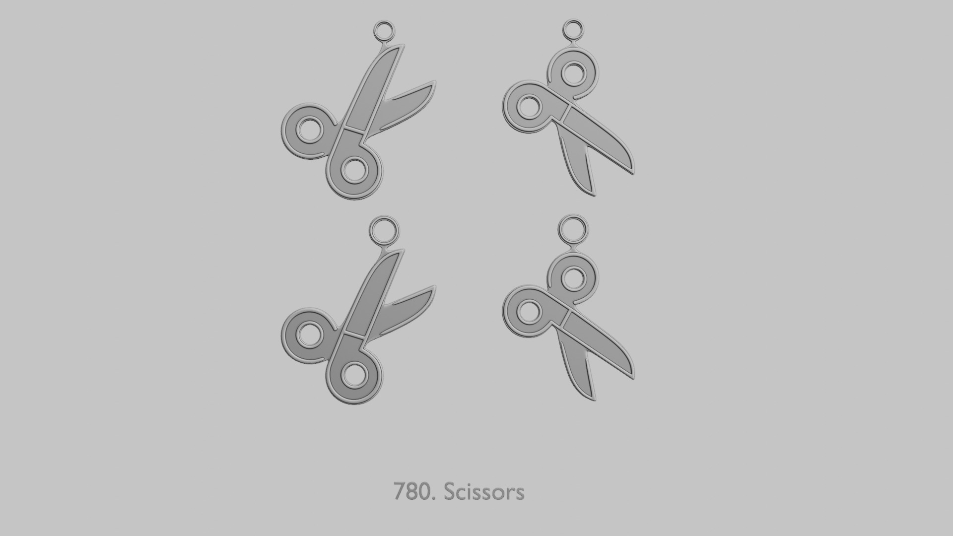 Notes and Paperworks Pendant Collection 3D print model_12