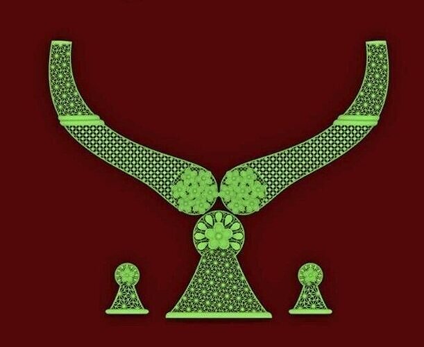 15 Necklace Sets Bundle 3D print model