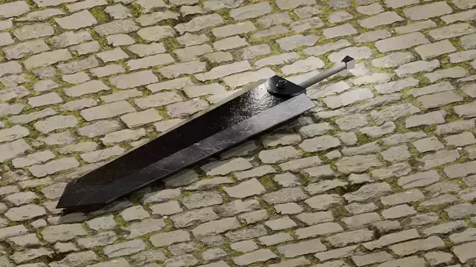 Dragonslayer Low-poly 3D model