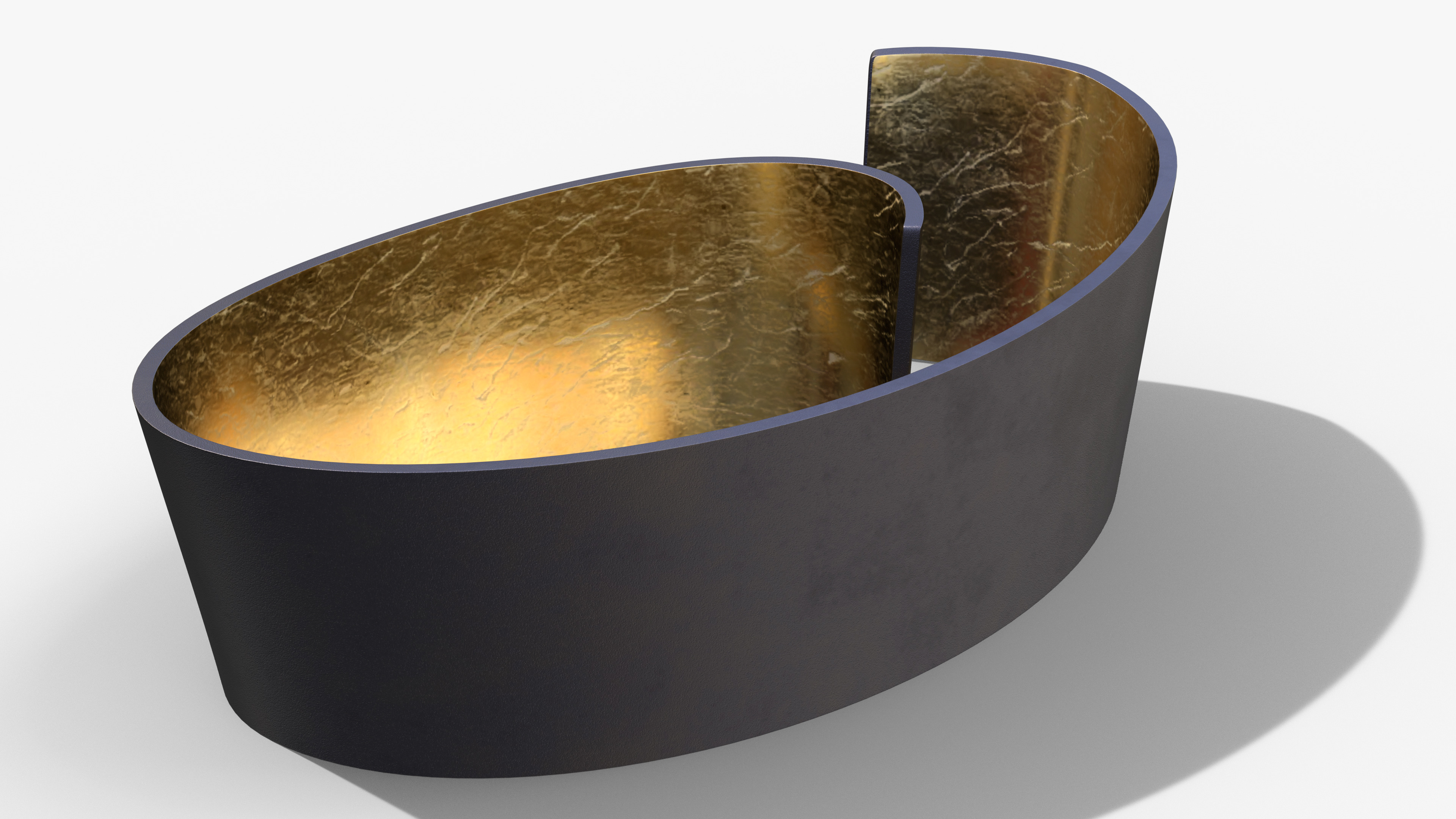 Night And Day Spiral Low-poly 3D model_4