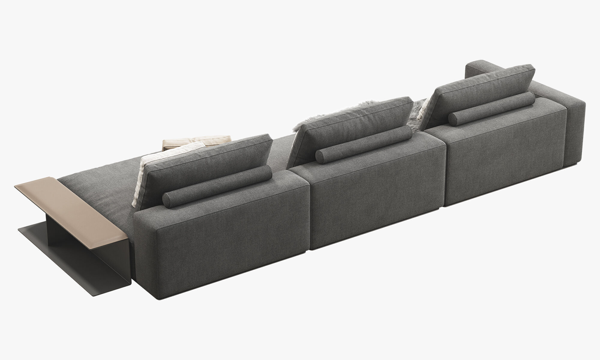 Poliform Westside Chaise Sofa 3D model_10