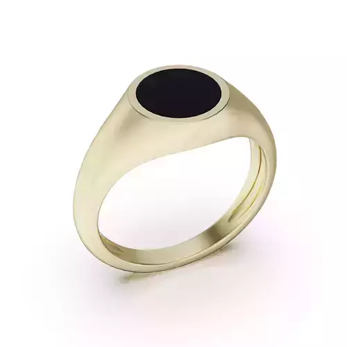 Signet enamel ring 2025-02  3D print model