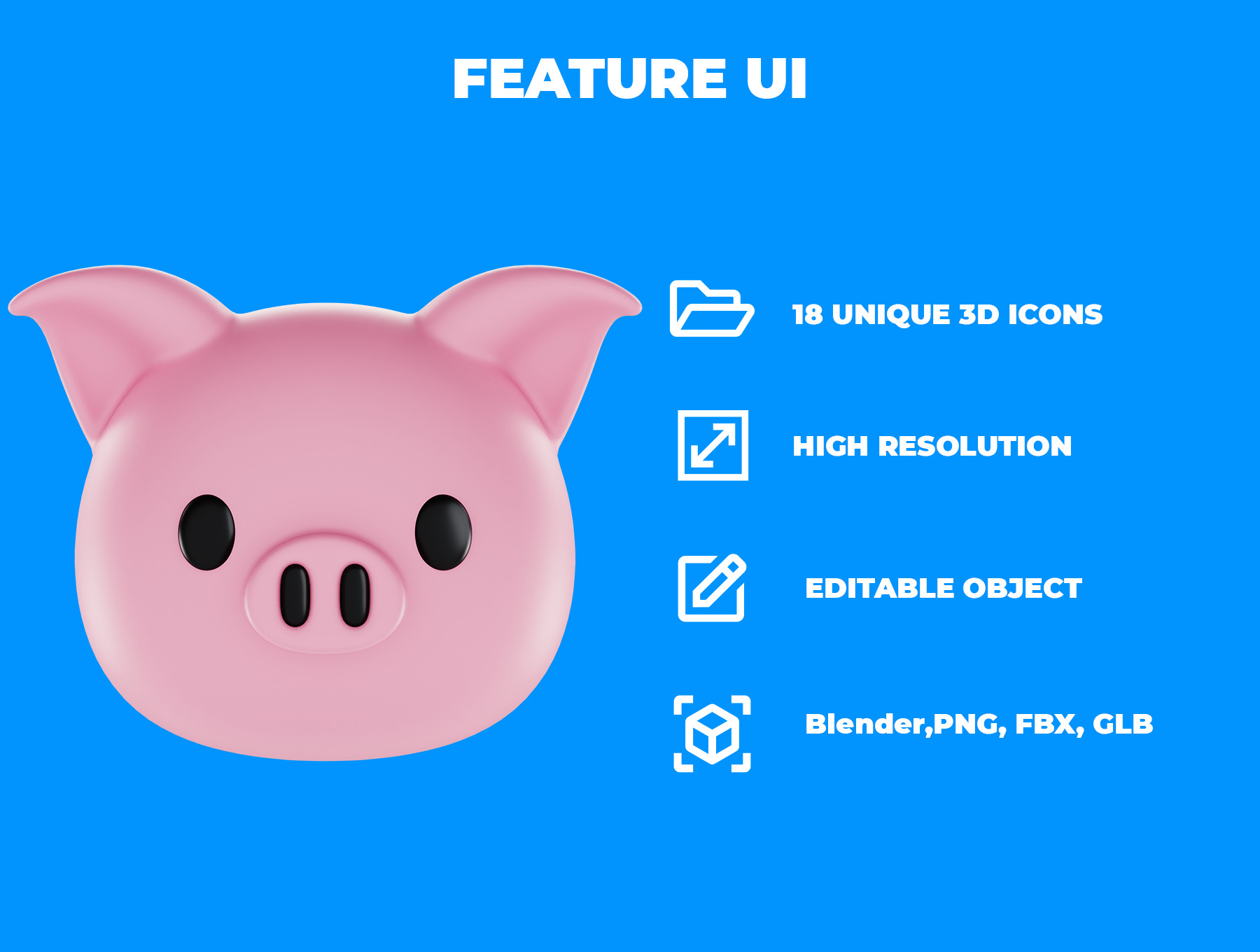  Animojis 3D Icon Pack 3D model_1