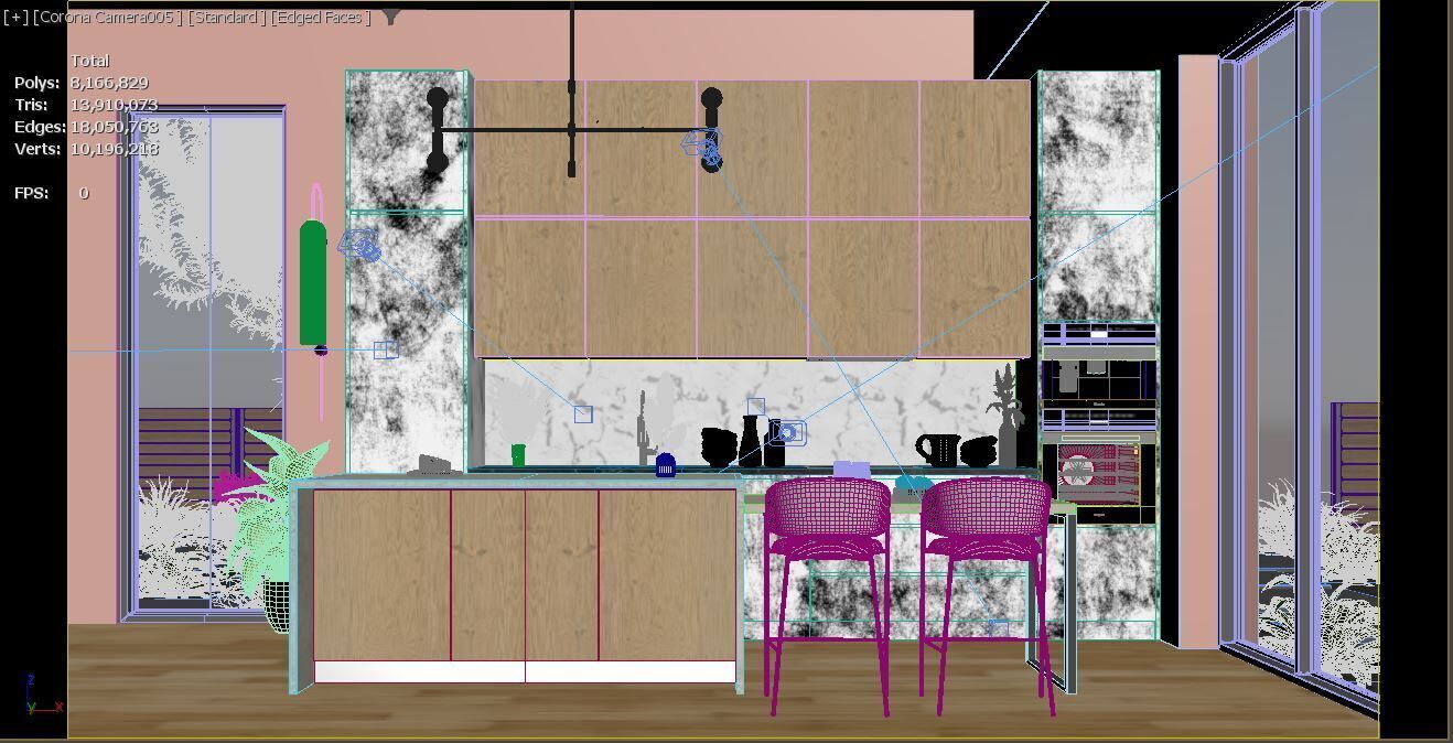 Modern Kitchen  3D model_5