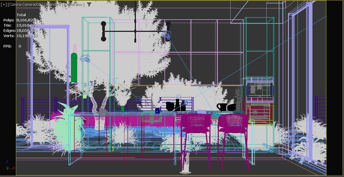 Modern Kitchen  3D model_6