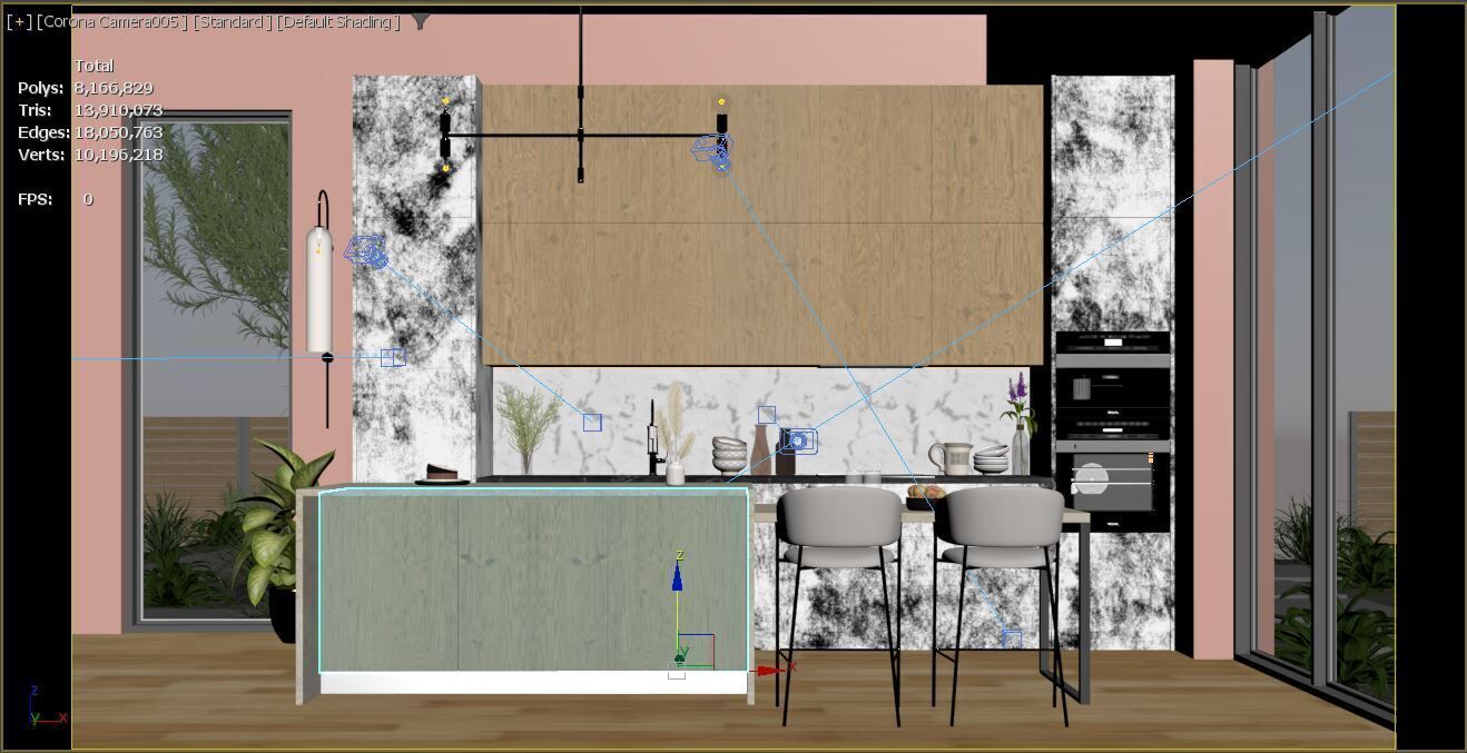 Modern Kitchen  3D model_10