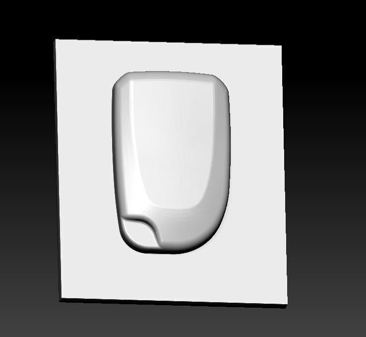 Toyota Vios leather key cover mold 3D print model_1