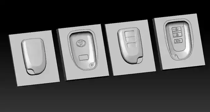 Toyota Vios leather key cover mold