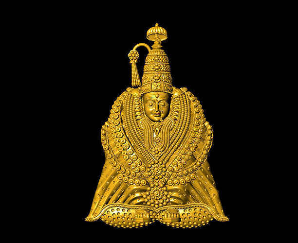 Tuljabhavani Pendent  3D print model