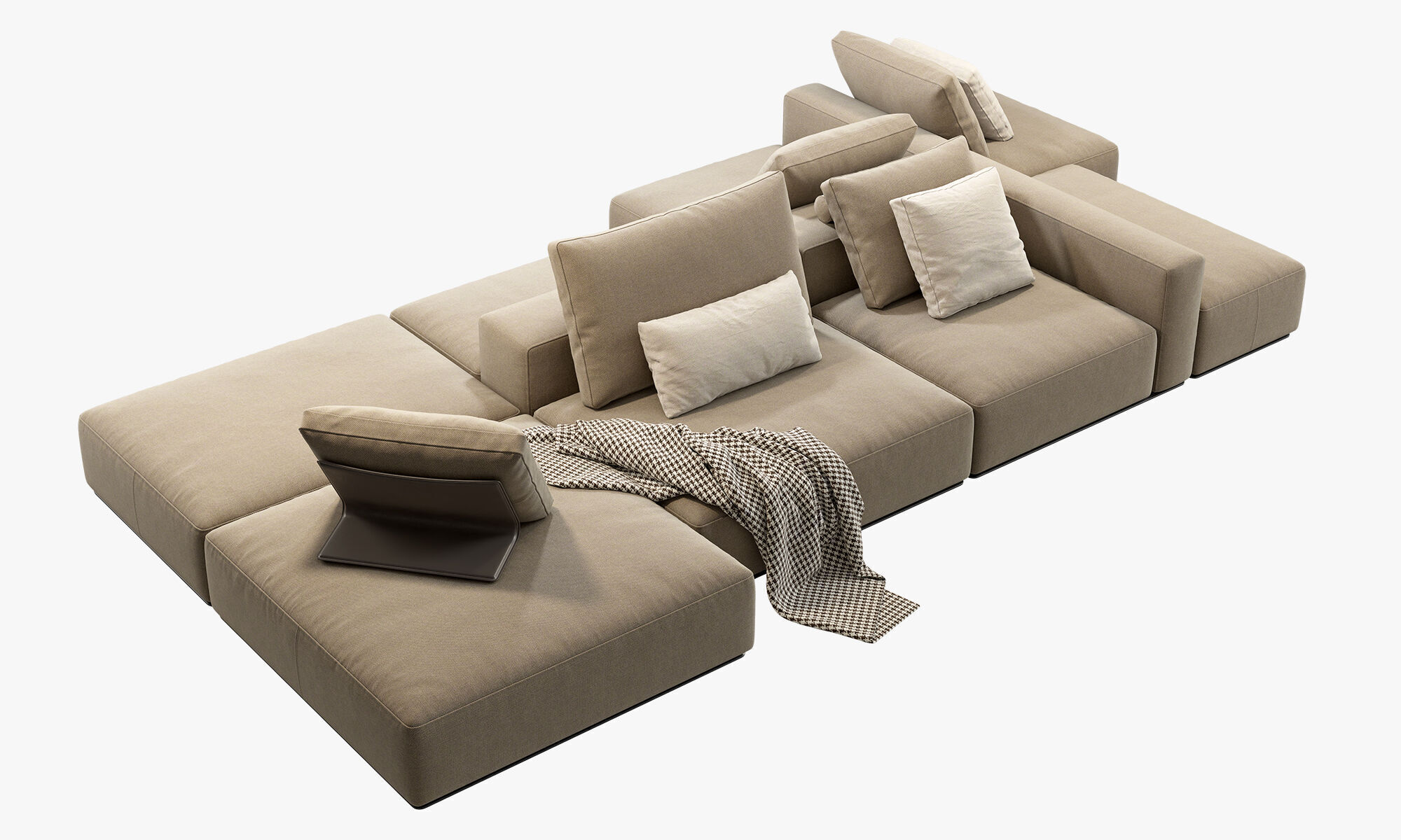 Poliform Westside Sofa set 1 3D model_7