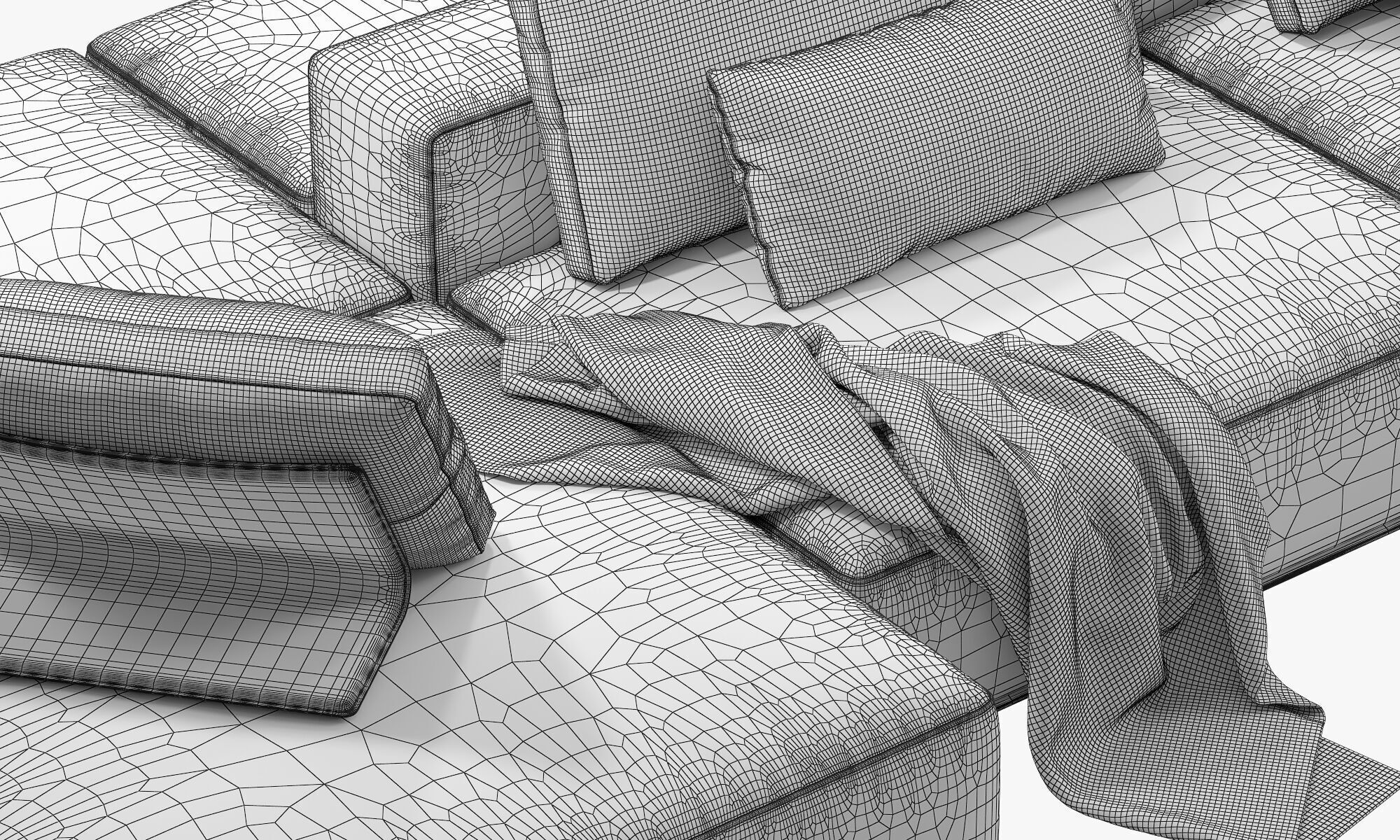 Poliform Westside Sofa set 1 3D model_14
