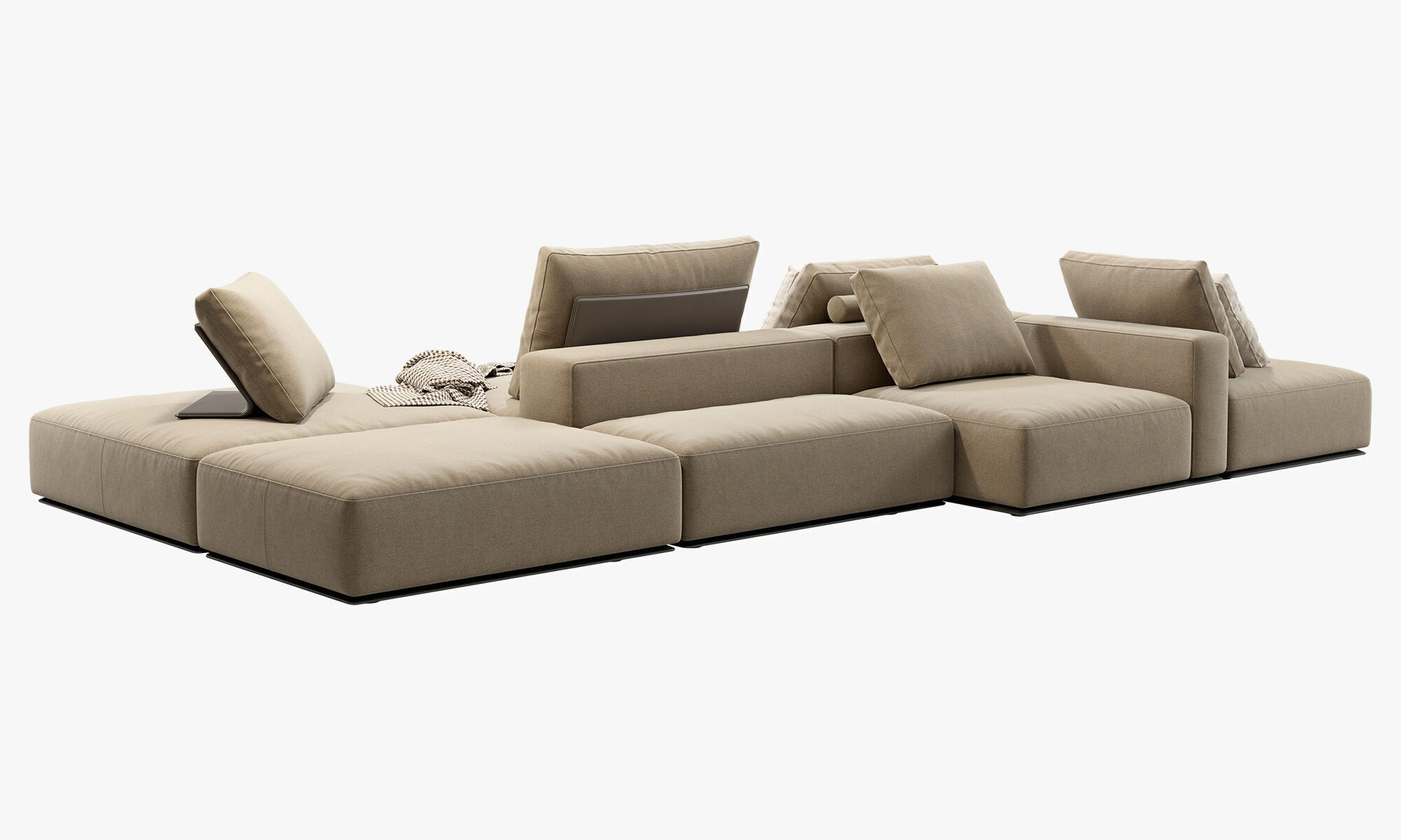 Poliform Westside Sofa set 1 3D model_6