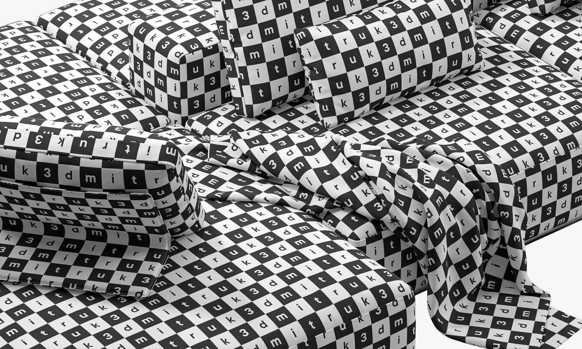 Poliform Westside Sofa set 1 3D model_17