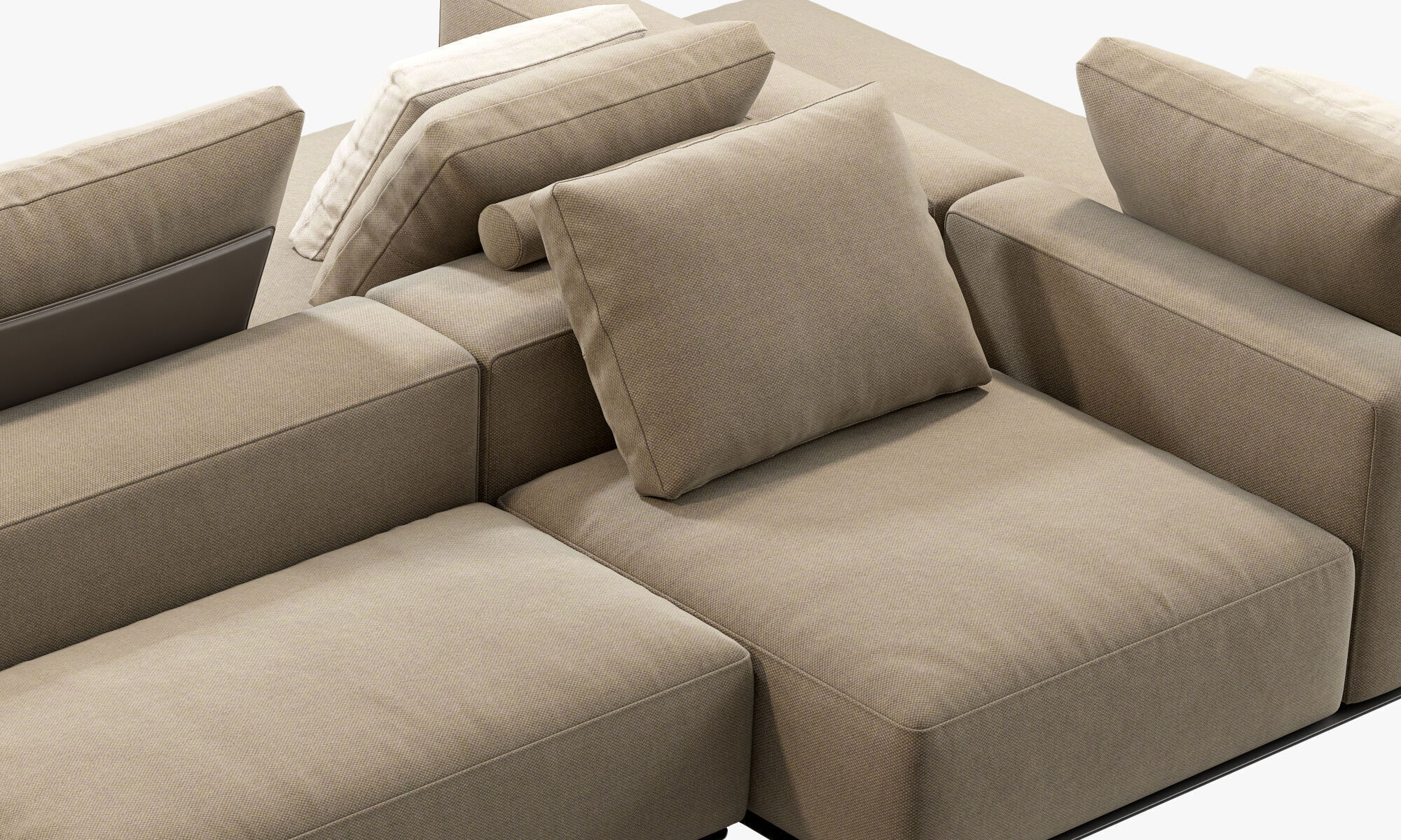 Poliform Westside Sofa set 1 3D model_9