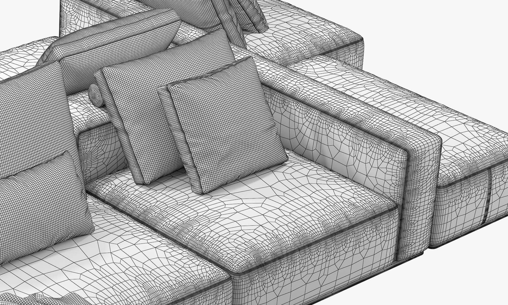 Poliform Westside Sofa set 1 3D model_15