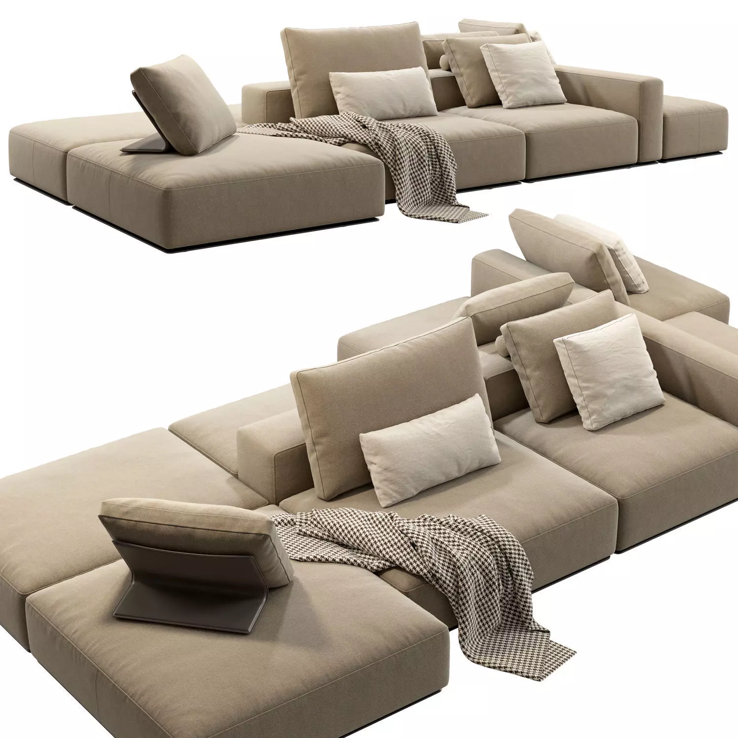 Poliform Westside Sofa set 1 3D model_0
