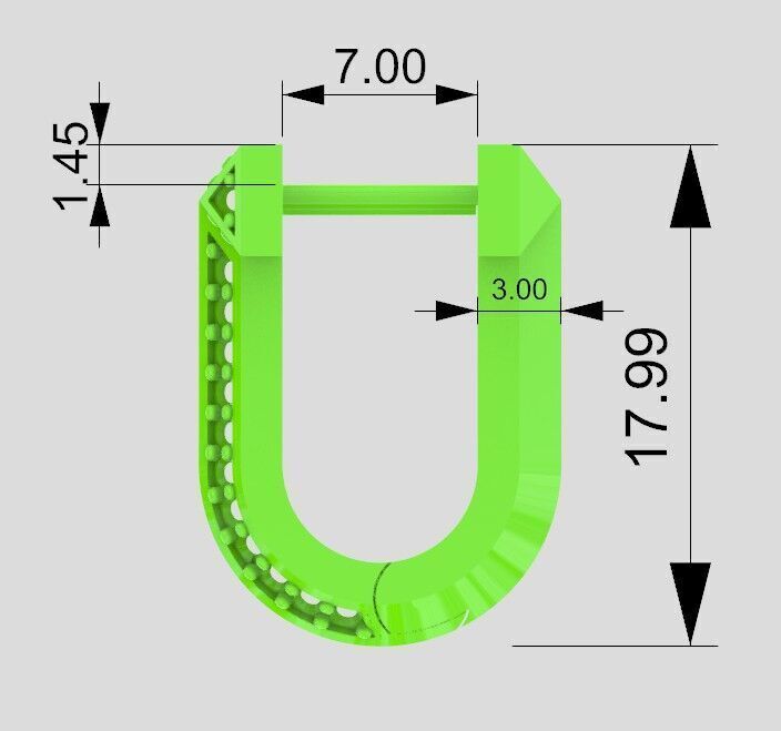 Tiffany T1 earrings 3D print model_2