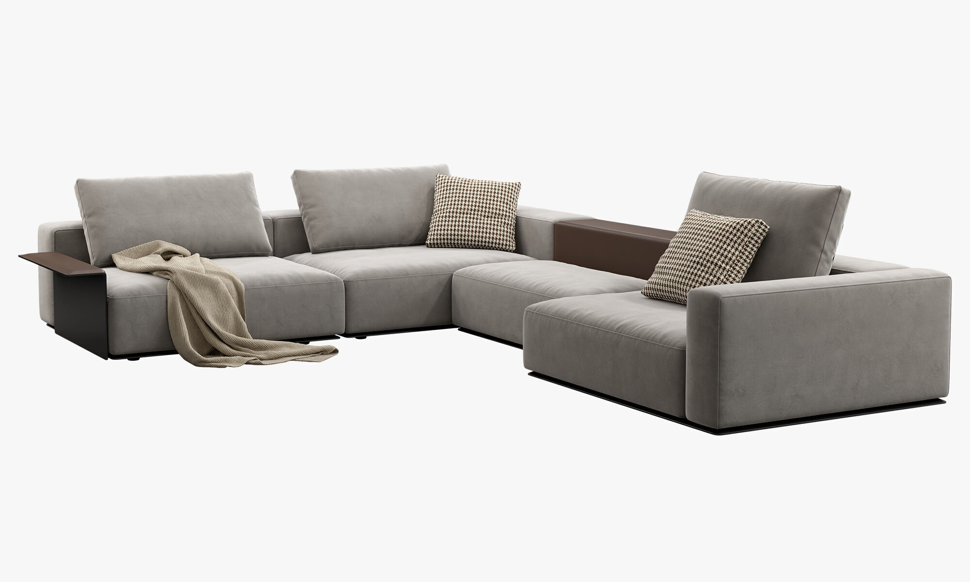 Poliform Westside Sofa set 2 3D model_5