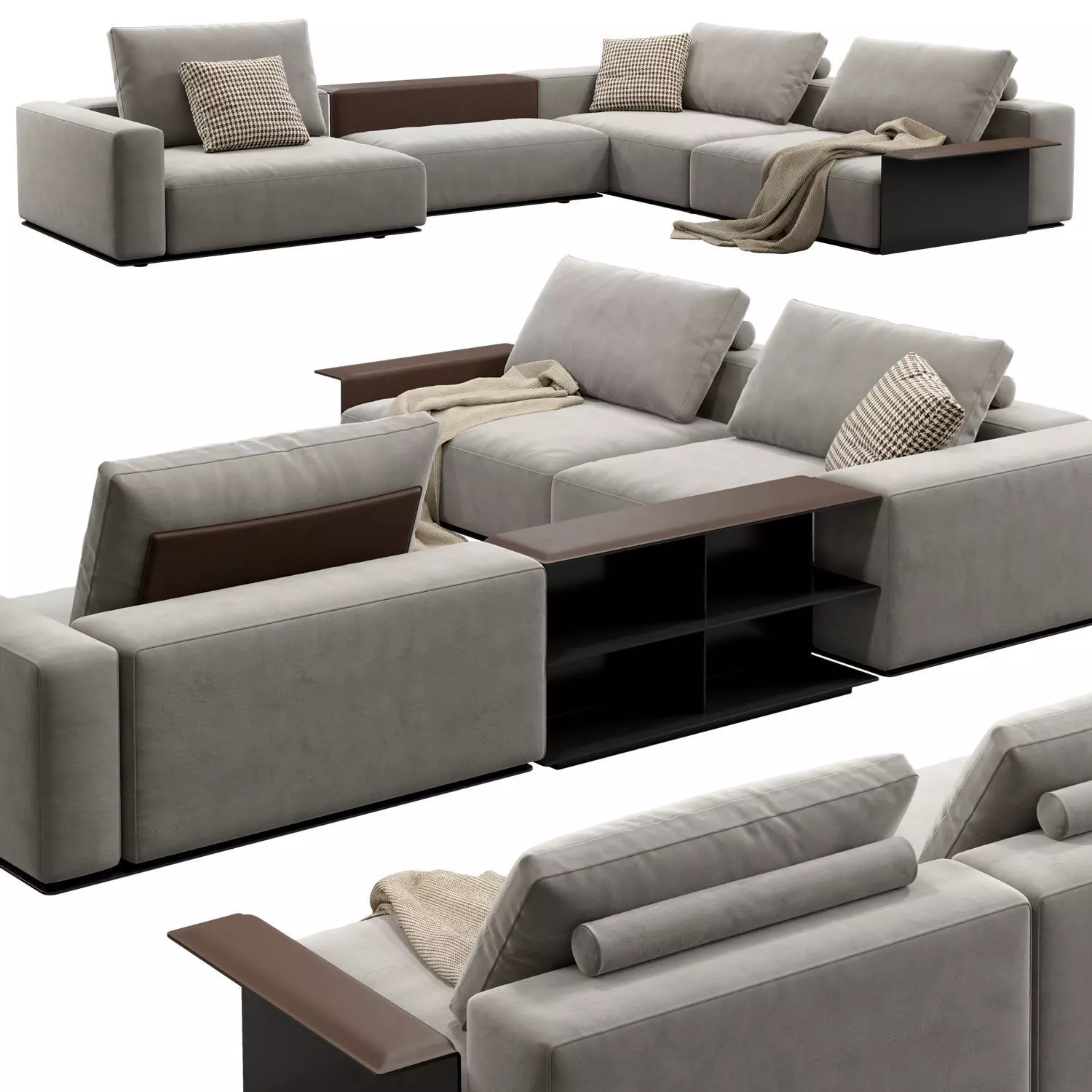 Poliform Westside Sofa set 2 3D model_0