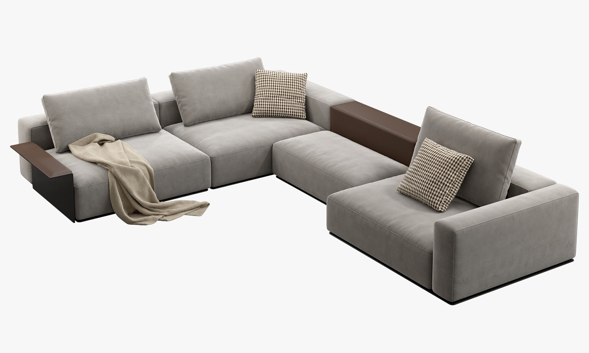 Poliform Westside Sofa set 2 3D model_8