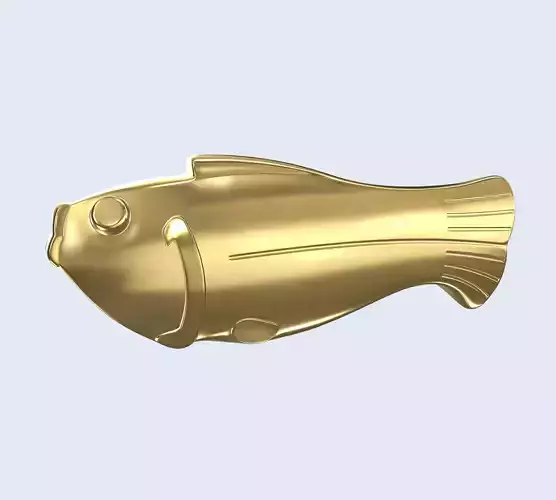 Vintage antique fish 3d printing sculpture 3D print model