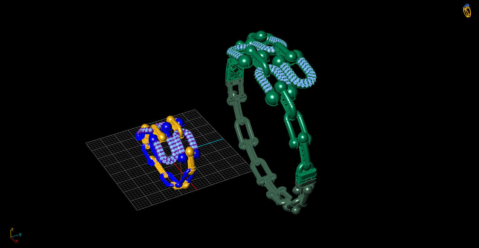 tiffany bileklik 3D print model_10