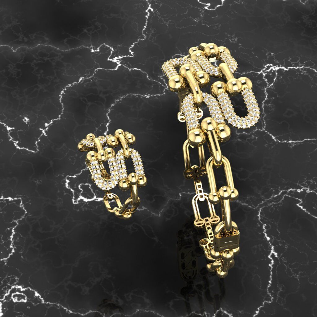 tiffany bileklik 3D print model_1