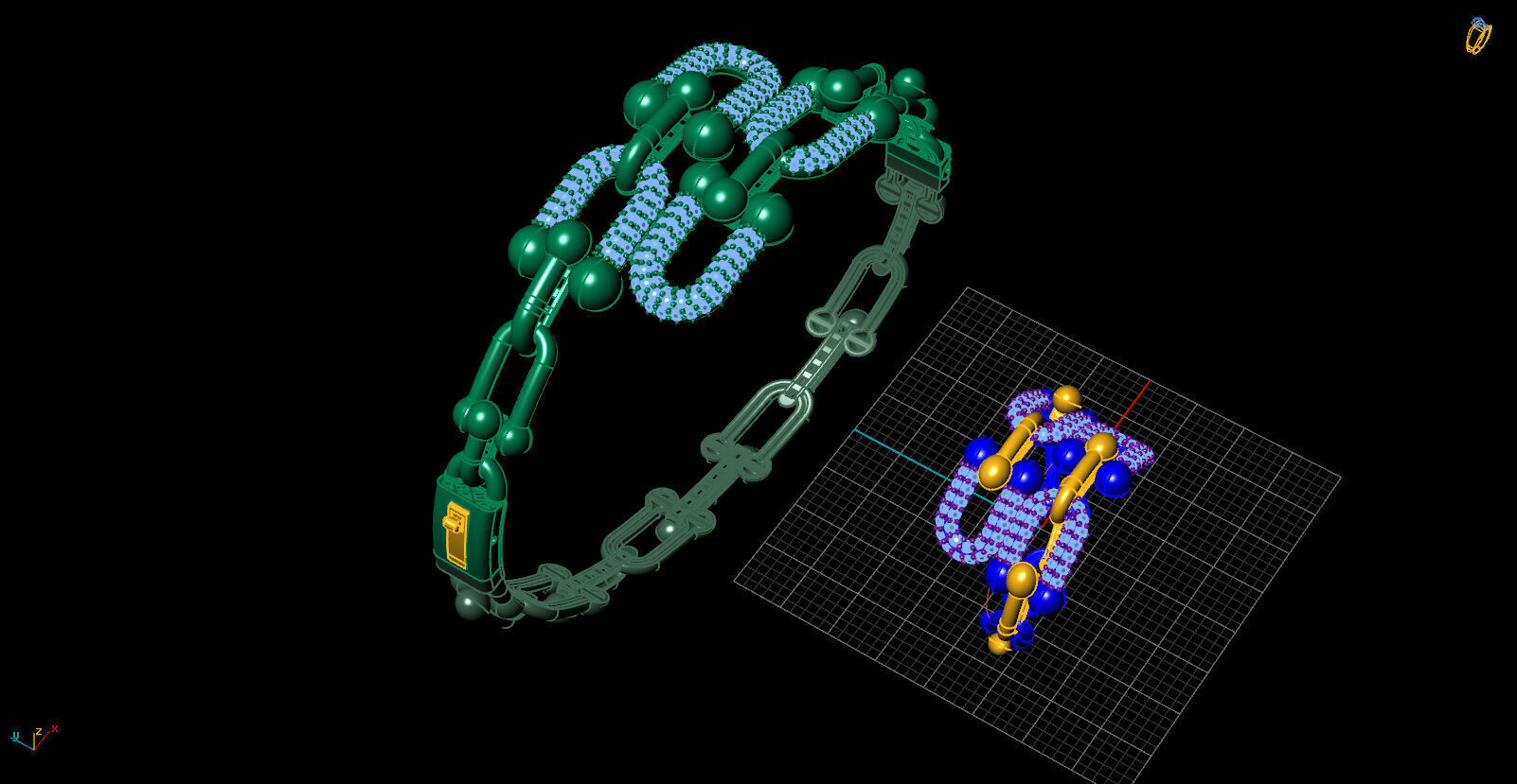 tiffany bileklik 3D print model_6