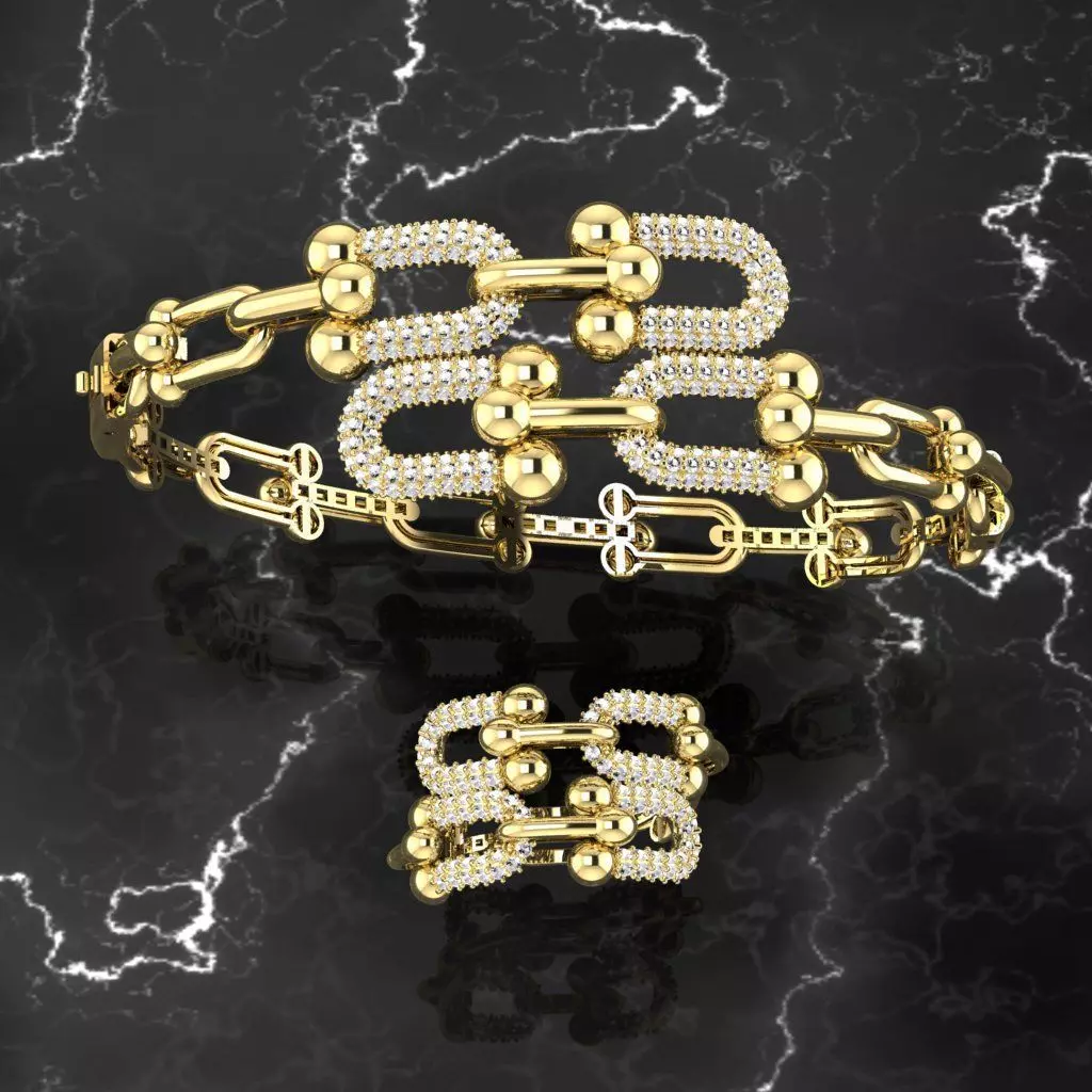 tiffany bileklik 3D print model_0