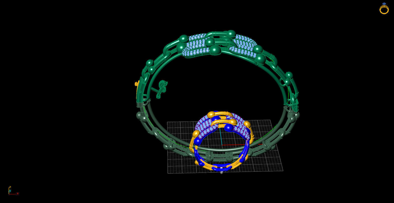 tiffany bileklik 3D print model_9