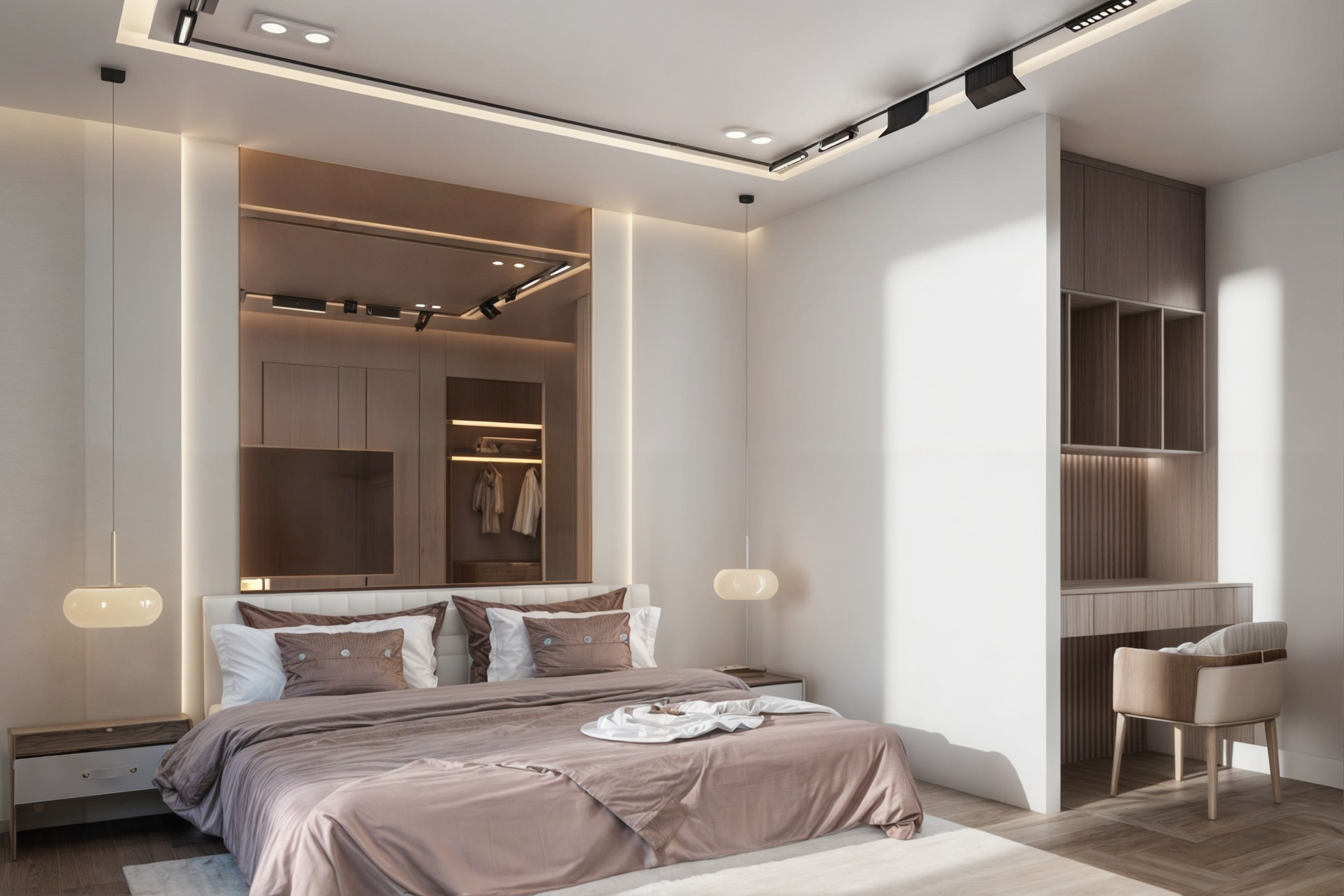 BEDROOM MODERN STYLE 3D model_1