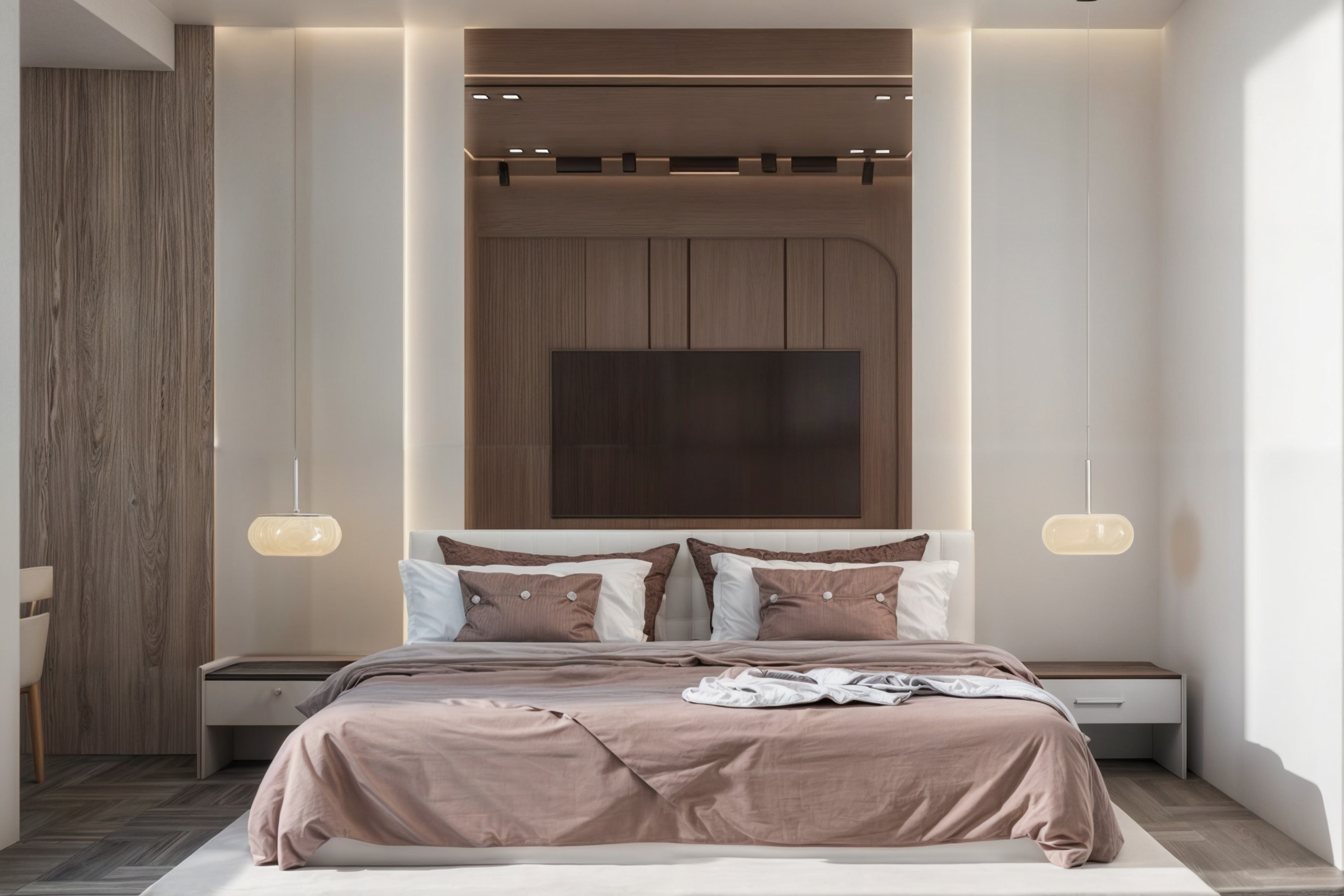 BEDROOM MODERN STYLE 3D model_2