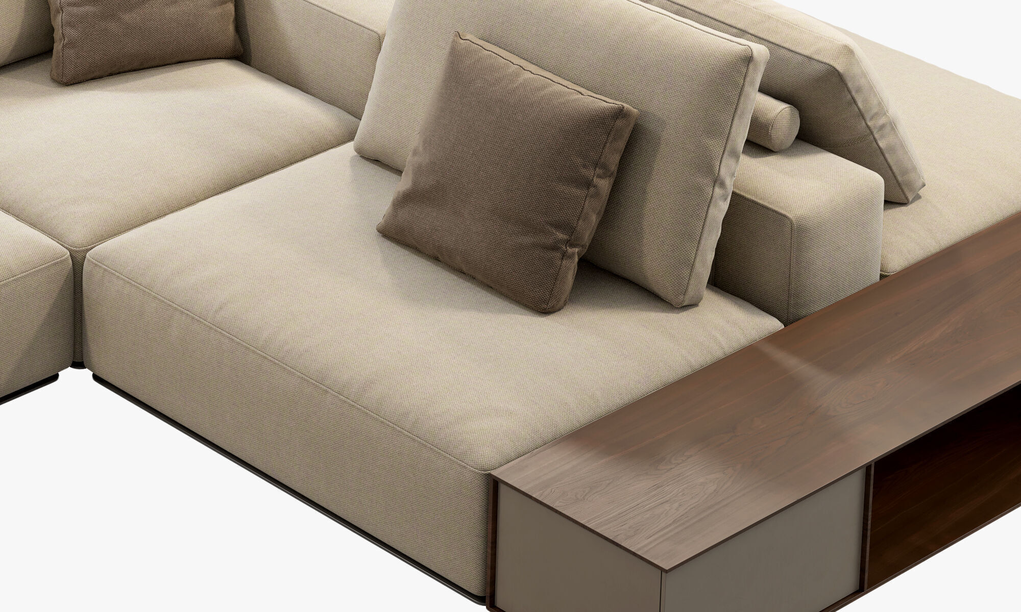 Poliform Westside Sofa set 3 3D model_6