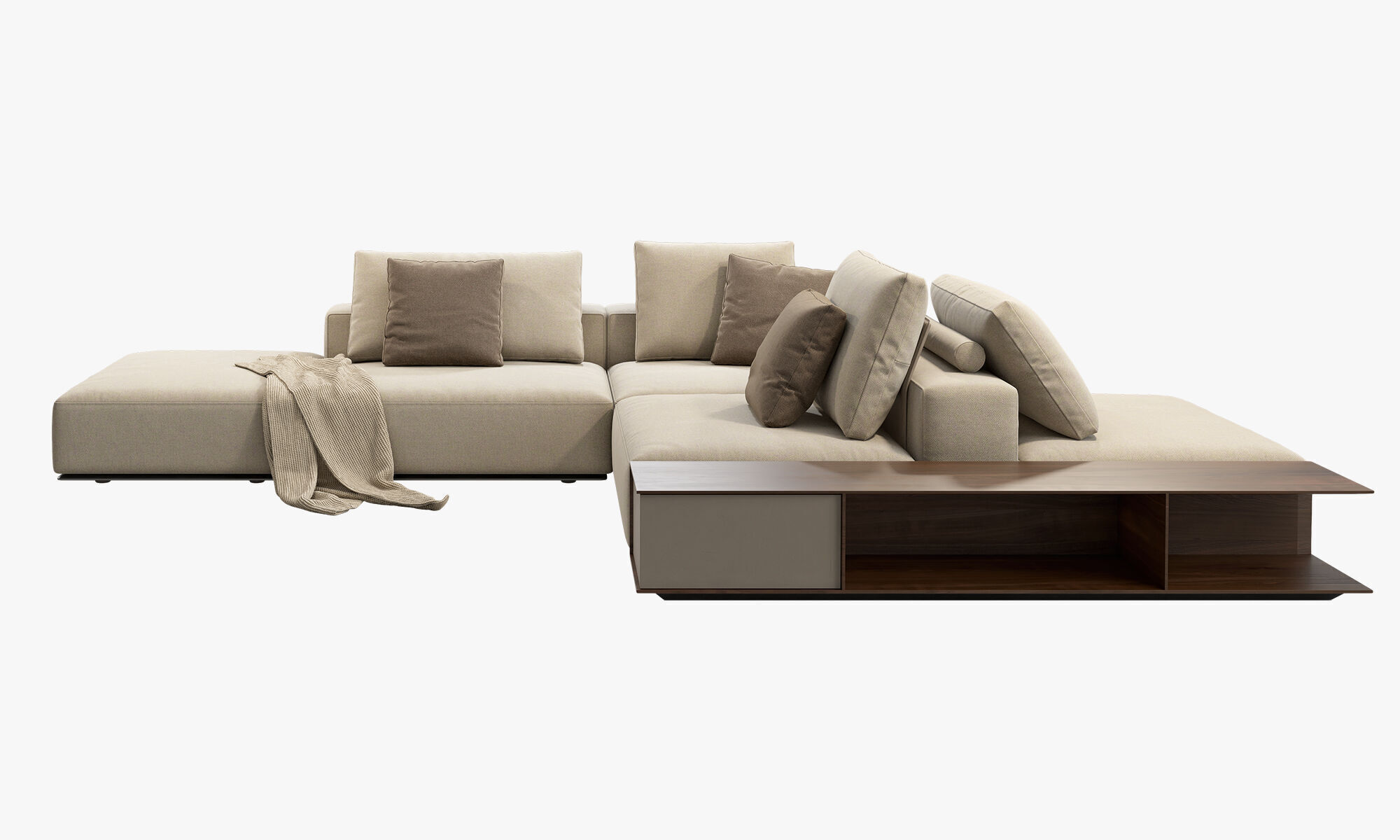 Poliform Westside Sofa set 3 3D model_4