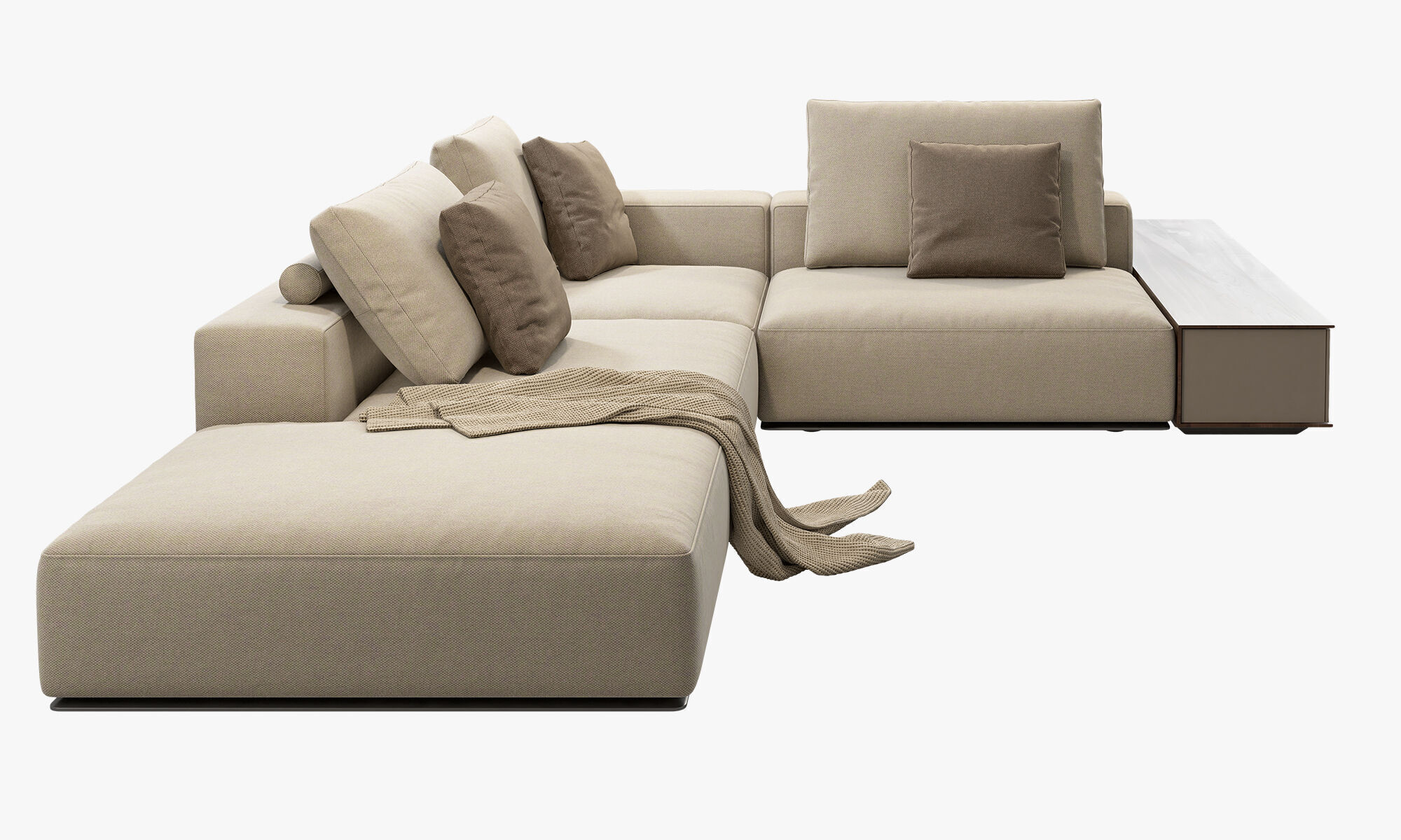 Poliform Westside Sofa set 3 3D model_8