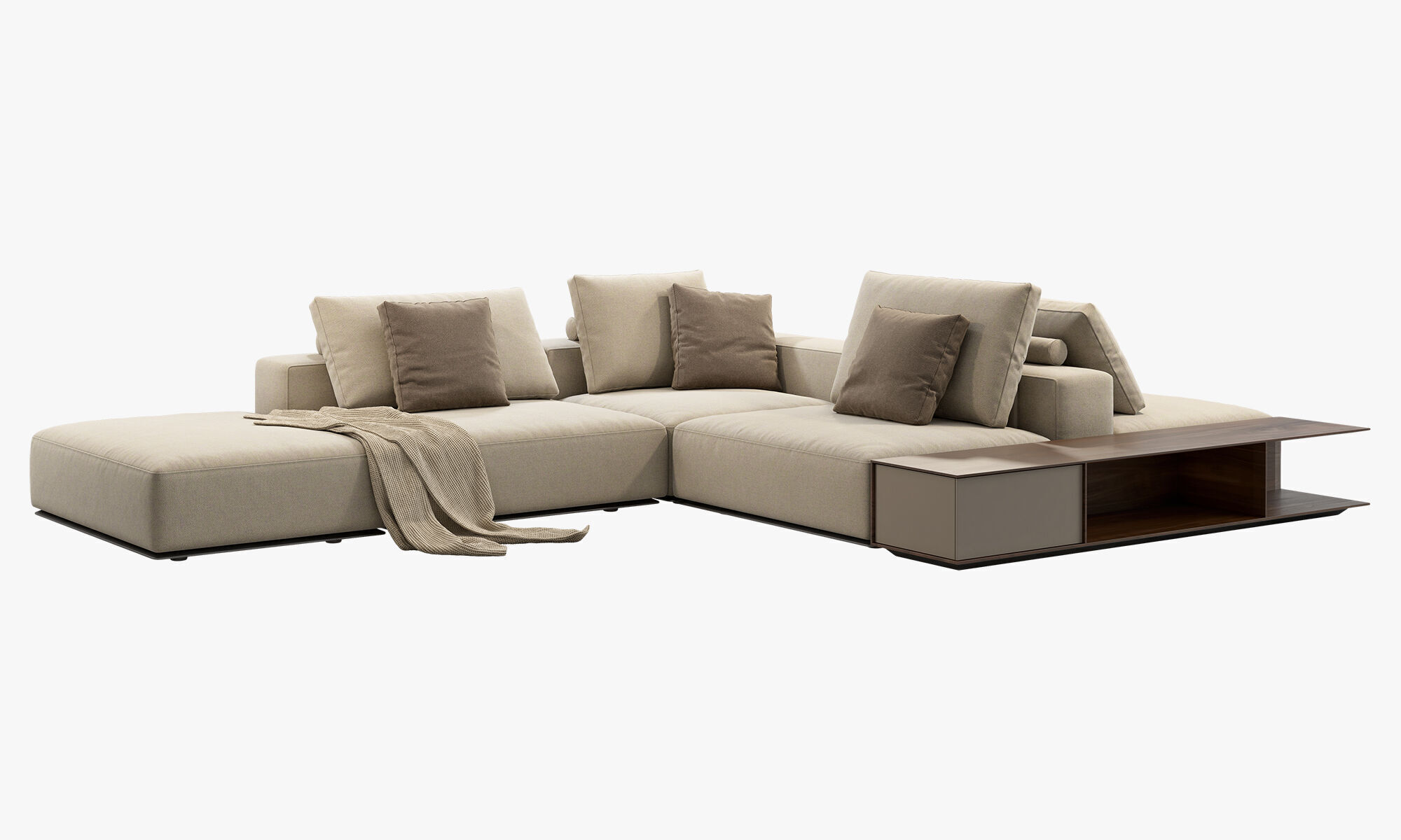 Poliform Westside Sofa set 3 3D model_2