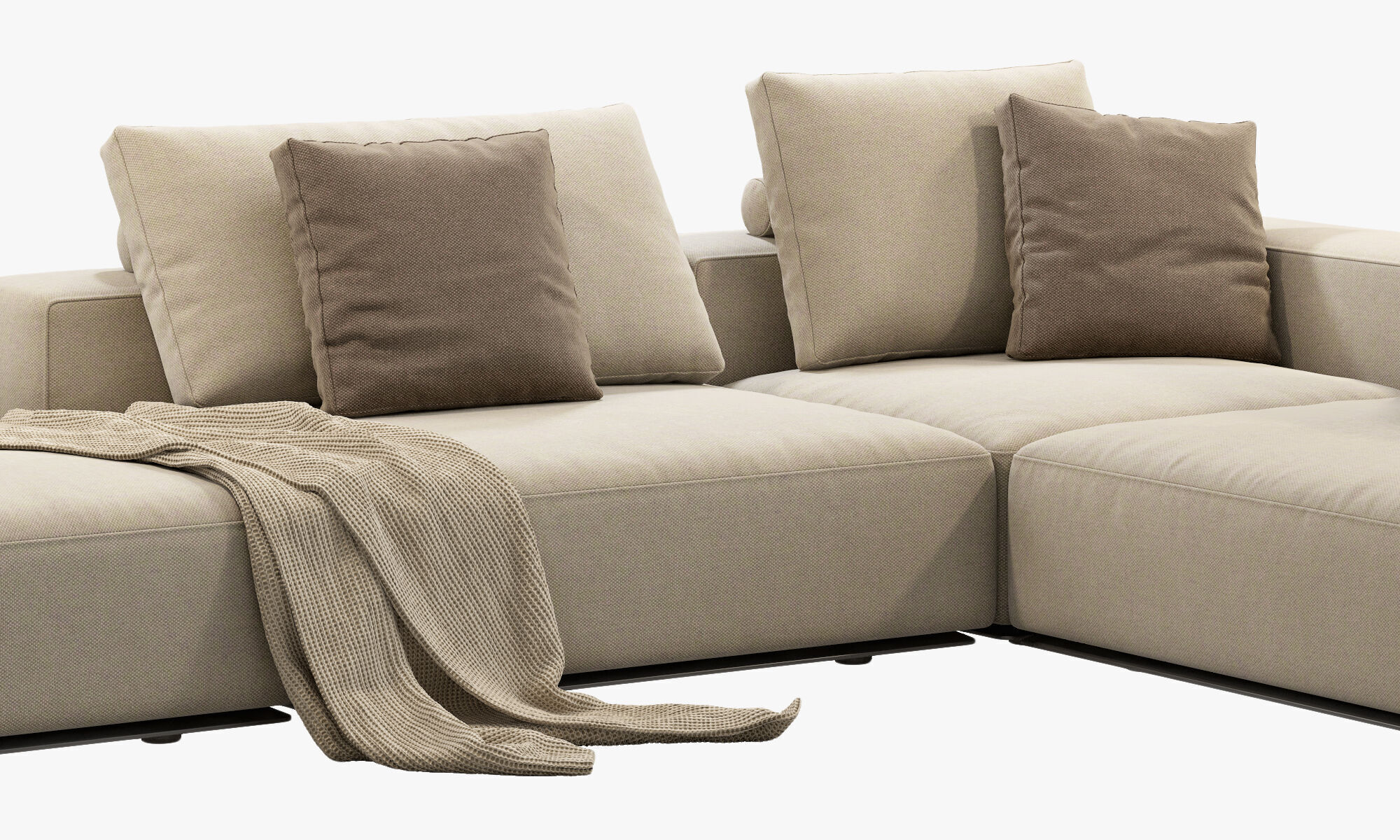 Poliform Westside Sofa set 3 3D model_3