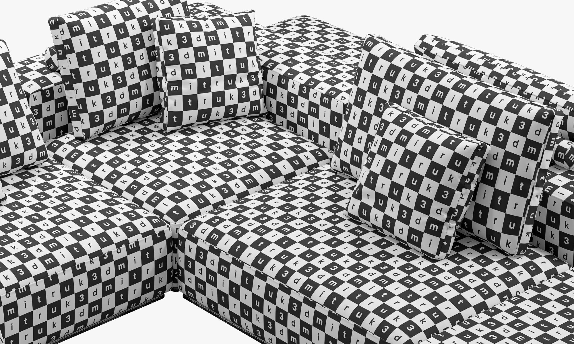 Poliform Westside Sofa set 3 3D model_16