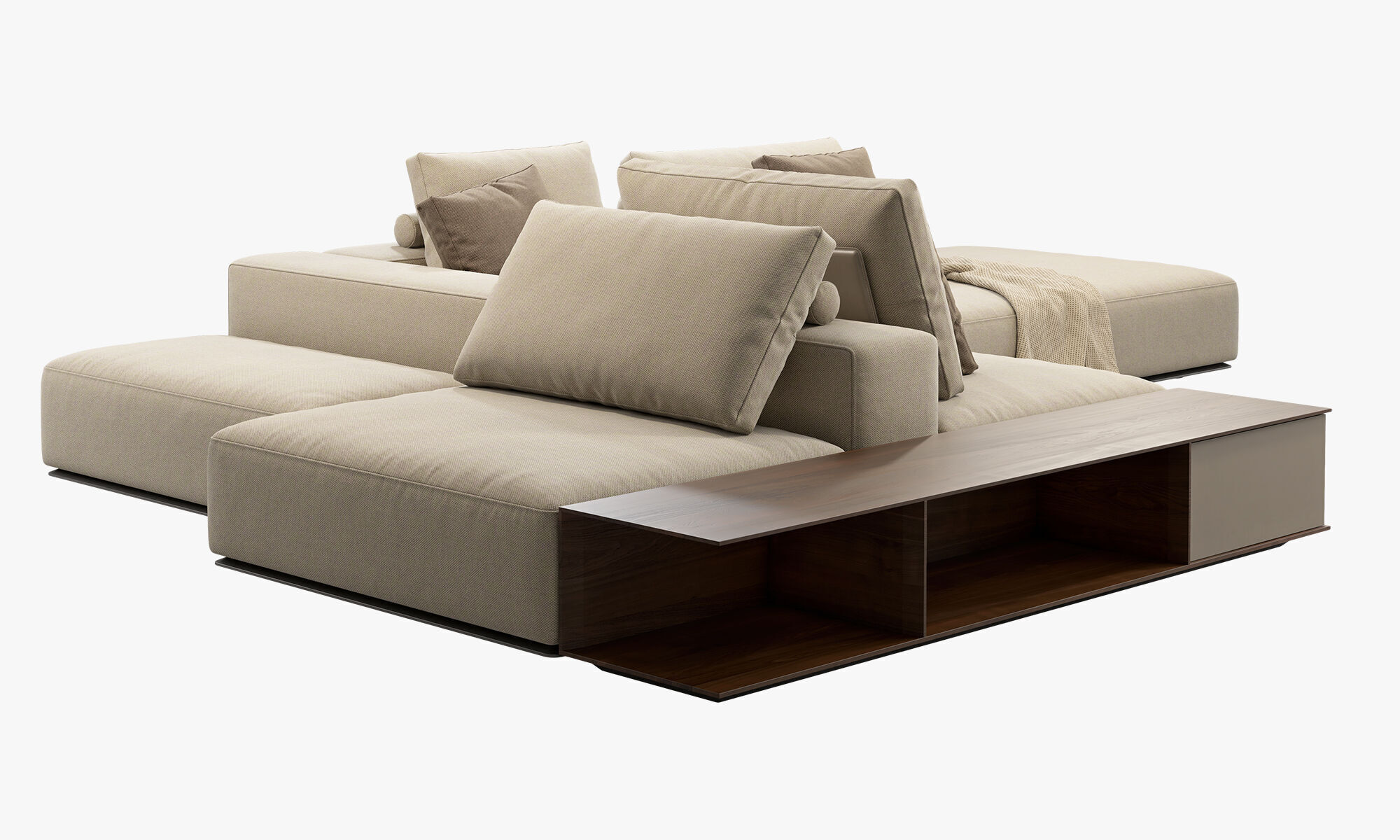 Poliform Westside Sofa set 3 3D model_12