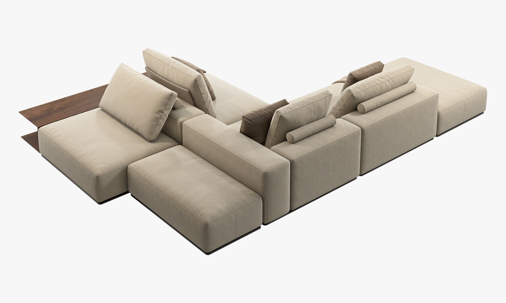 Poliform Westside Sofa set 3 3D model_11