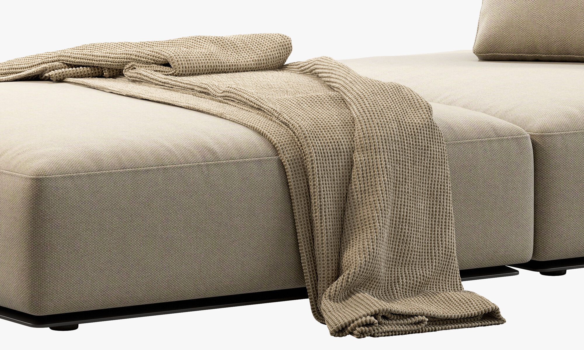 Poliform Westside Pouf 3D model_3