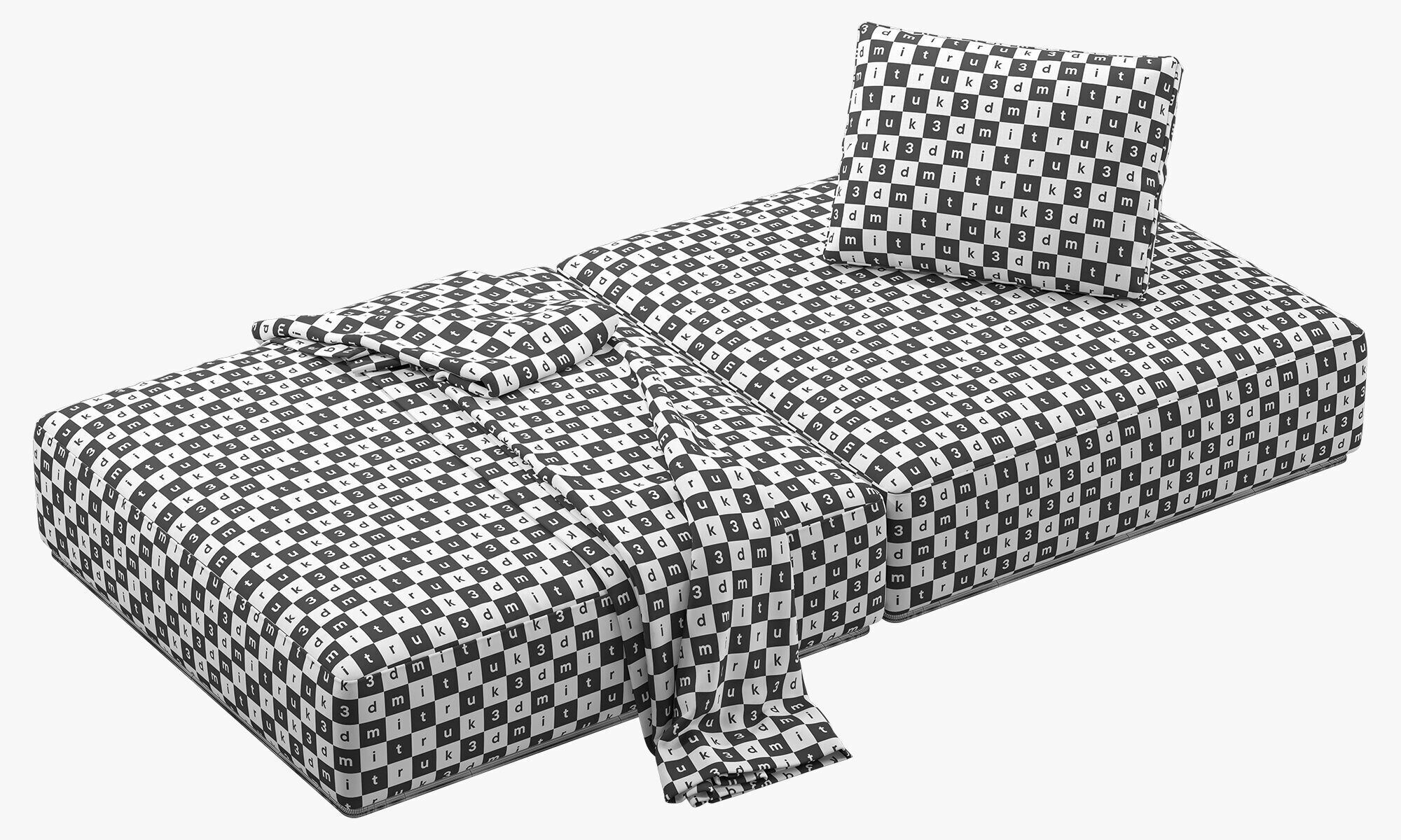 Poliform Westside Pouf 3D model_15