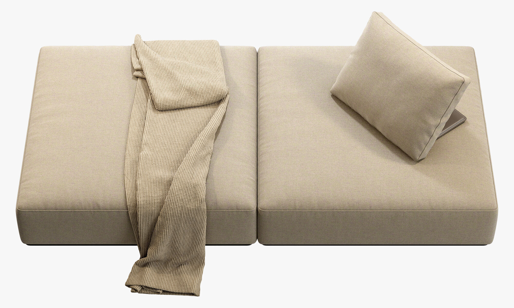 Poliform Westside Pouf 3D model_6