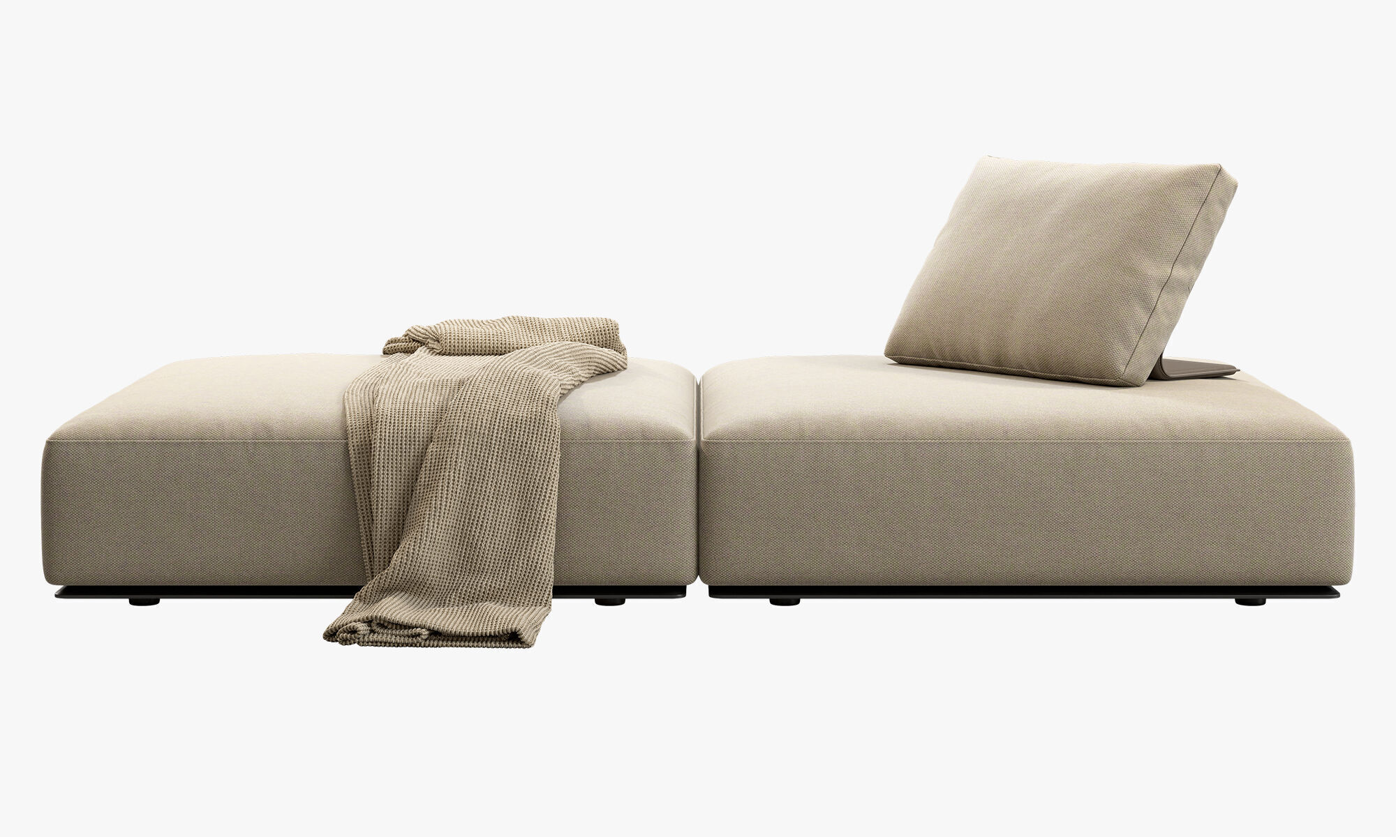 Poliform Westside Pouf 3D model_4