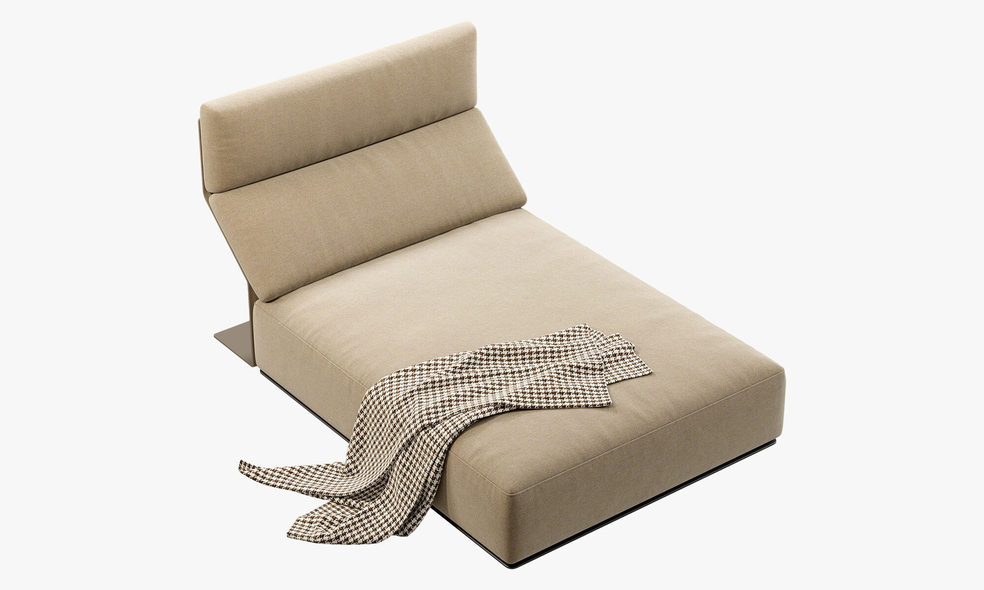Poliform Westside Chaise Longue 3D model_7