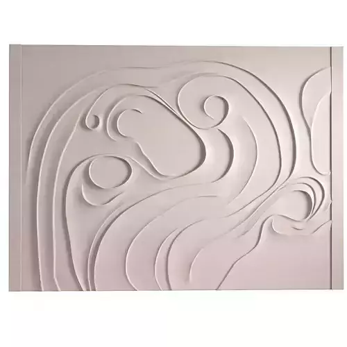 Decorativ panel wave 29