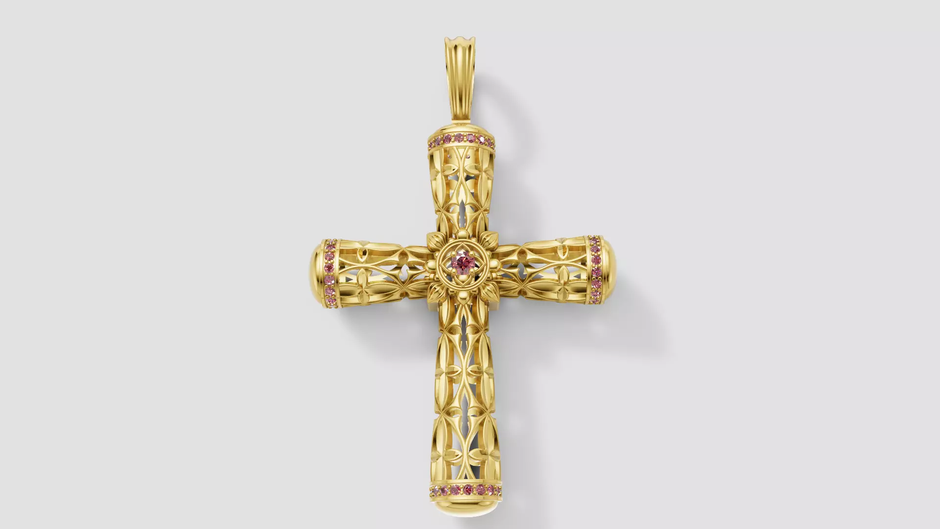 Diamond Cross 3D print model E 01 3D print model