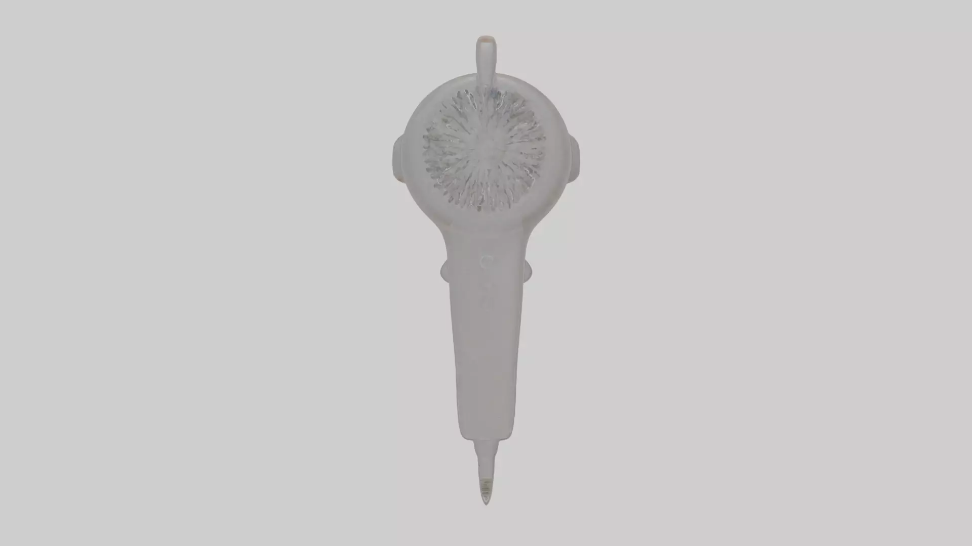Cartoon Hairdryer Low-poly 3D model