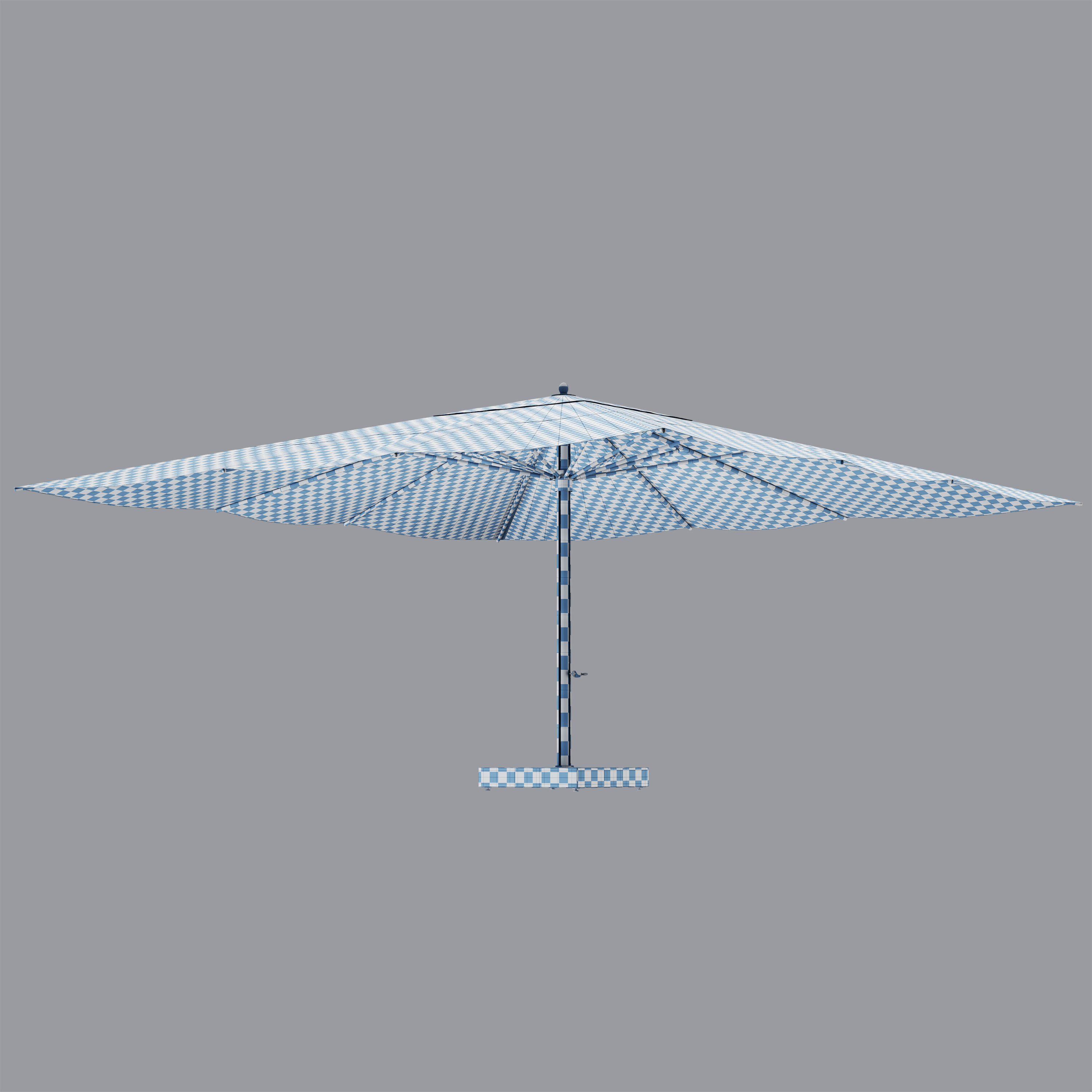 Ocean Master Classic Square Parasol 3D model_7